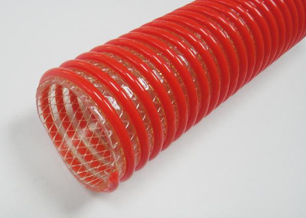 4 Inch Spiral Reinforced Flexible PVC Heavy Duty Pipe Hose For Sand Blast Suction