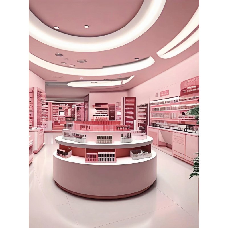 Beauty Shop Display Furnitures Eyelash Makeup Store Cosmetic Display  showcase
