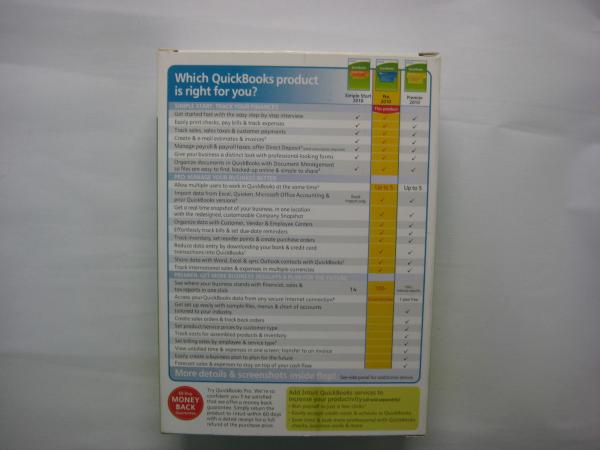 Caixa varejo do profissional 2010 de Quickbook