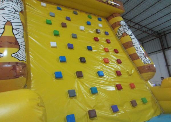 Commercial Tour da Torre do Egito Inflável Escalada em Rocha Parede Inflável Desporto Jogo Impermeável PVC ignífugo 5 X 4 X 6m