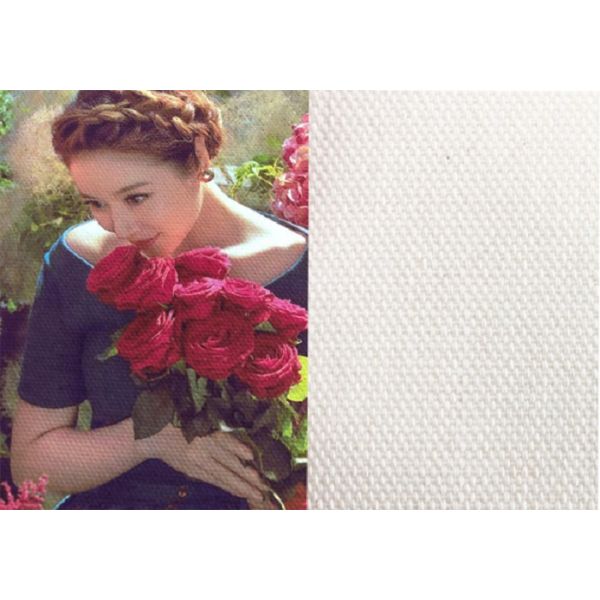 Aqueous 420gsm Inkjet Poly Cotton Canvas Roll Waterproof For Epson HP Canon