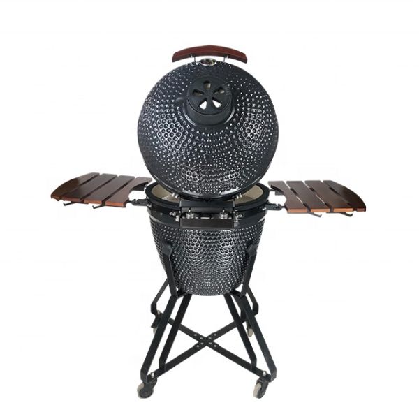 KIMSTONE 21inch Kamado Grill Outdoor Kitchen Midium China Keramik Kamado Pizza Oven Forno Charcoal Barbecue Grill Parrillera