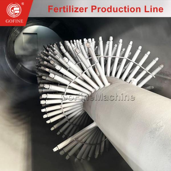 Rotary Mixing Pelletizer Machine Fertilizer Granulating Plant Project
