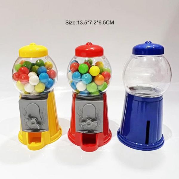Function Candy vending machine Metal Gumball Machine Kids plastic candymashine two models