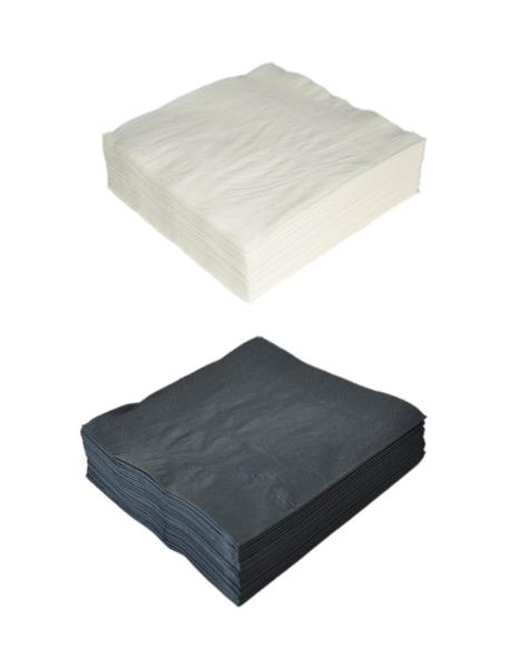 Unscented Non Toxic Disposable Restaurant Paper Napkins Wood Pulp