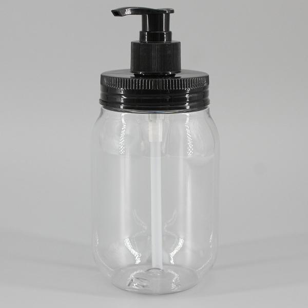 Garrafas reusáveis transparentes do champô 450ml de 77*114mm