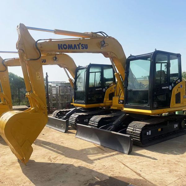 Multi Function Used Komatsu P70 Excavators 7 Ton Hydraulic Crawler Digger Machine