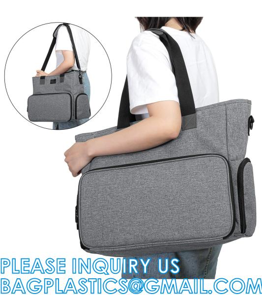 Medical Bag, Medical Equipment Bag, Adjustable Divider, Nonslip Bottom, Removable Shoulder Strap, Water-Resist