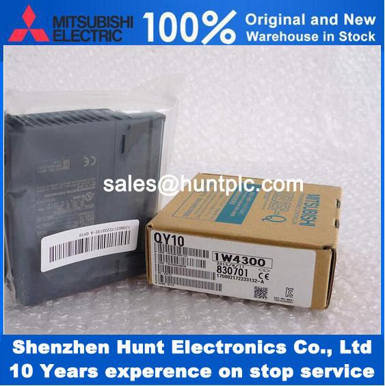 QY10 Mitsubishi Universal Q CPU module 16 point relay, 240 VAC/24 VDC, 2 A contact, 16 points/common