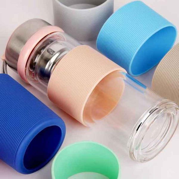 Food Grade Protective Silicone Cup Sleeve Heat Resistant And Non Slip