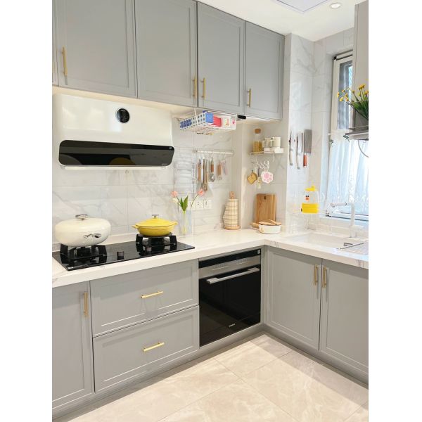 High End Kitchen Cabinet Italian Cusine Luxury Painting Laminate Full Modern