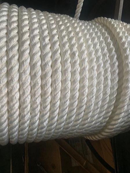 3 Strand Twisted Marine Grade Polyamide Nylon Rope 30mm 40mm
