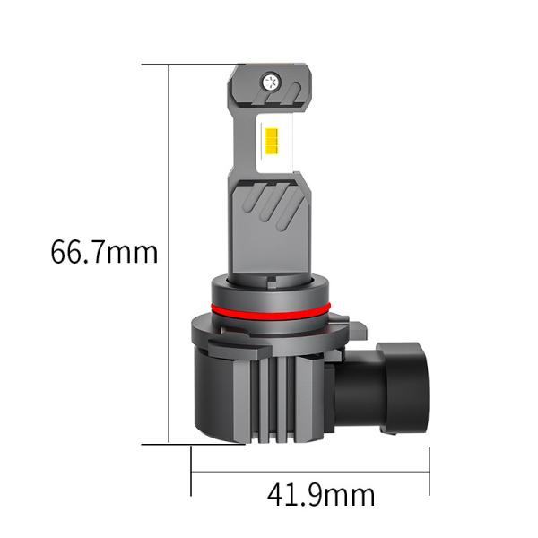 Masters NHC-9005 1/1 con halógeno 60W 6000lm 6063 Aviones Aluminio lámpara delantera LED bombilla