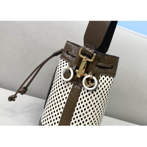 Girls Cute 12cm Hollow Out Bag , Leather Shoulder Bucket Bag