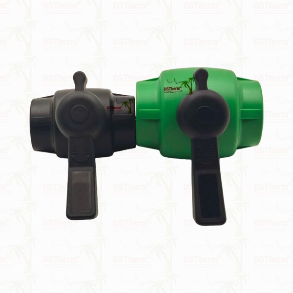 PPR Full Bore Fast Flow Ball Valve With Brass Cartridge For PPR Pipe 20-63MM Customizable