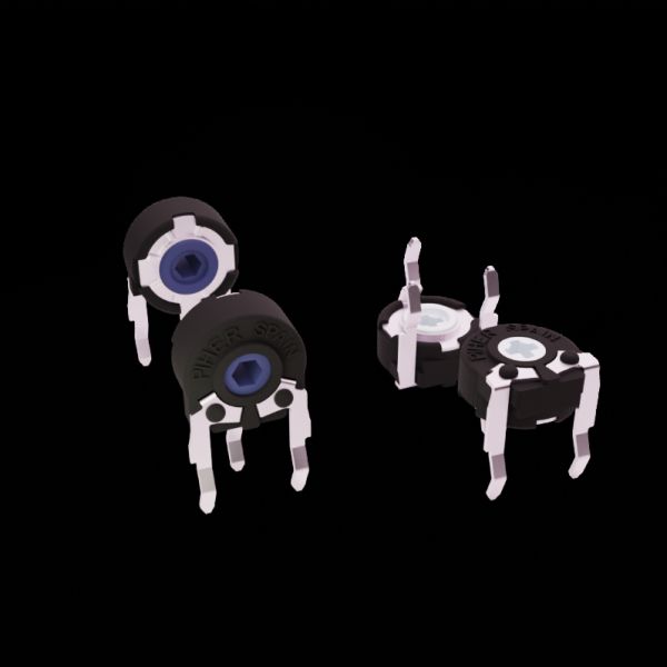 Amphenol PT6KH 103B2020 6 mm carbon trimmer potentiometer offering up to 10000 cycles for performance