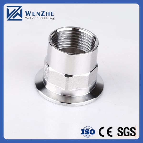 Male Hexagon Sanitary Stainless Steel 304 316L Thread Ferrule Tri Clamp Pipe Fitting