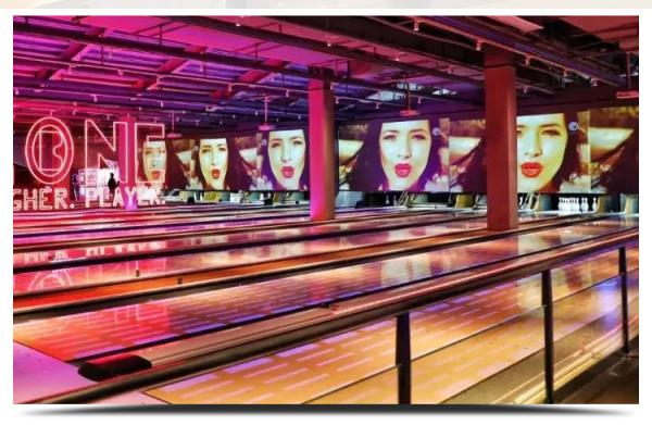 25m Indoorstring Pinsetter Bowling Lane Alley Machine Complete Set with Black Finish
