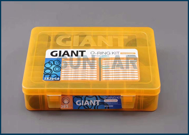 Небольшая прозрачная коробка набора уплотнения колцеобразного уплотнения решетки для C-A-T DAEWOO HYUNDAI HIATCHI KOBELCO SUNCARSUNCARVOLVO DOOSAN