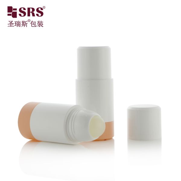 50ml 75ml PP PCR Recycled Replaceable Double Wall Roller Roll Deodorant Bottle