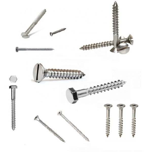 Поднятые винты собственной личности головы CSK выстукивая деревянные, прорезали поднятый зенкованный винт древесины