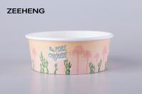 Cuenco biodegradable 335gsm de Kraft del envase de comida para llevar de la microonda