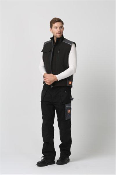 Velcro Fastener Cold Weather Work Body Warmer , 320gsm Cold Weather Vest For Men