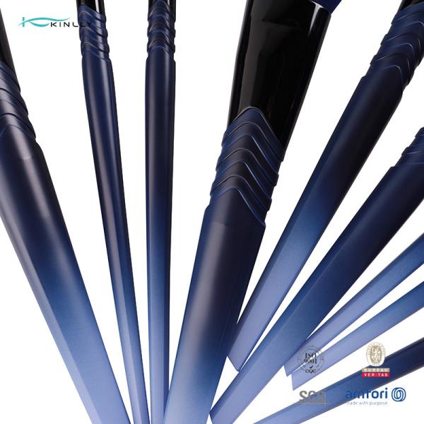 Do cabelo sintético livre do grupo de escova da composição da marca própria da crueldade 9PCS pintura amigável de Eco
