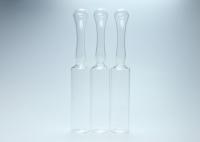 10ml Transparent Empty Glass Ampoules ISO Type D Standard Color Dot And Ring Style