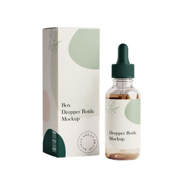 Recyclable 375gsm Cosmetic Paper Packaging Flat Pack Box Tuck Top Custom Printed