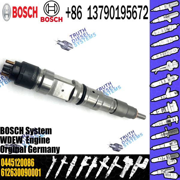 0445120086 Injector Common Rail Injection 0 445 120 086 265 266 127 Diesel Oil Injectors For Bosch Dci11-MS6.3/ZD30K