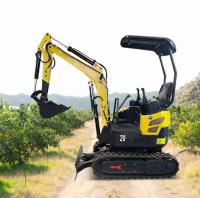 Epa 3.5 Ton 4 Ton Kubota Engine Mini Crawler Excavator Digger Farm Mini Bagger With Thumb Bucket