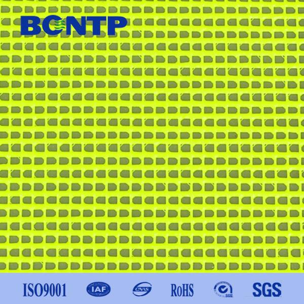 Colourful heavy duty polyester mesh fabric PVC Coated Polyester Mesh Fabric B1 Flame Retardant