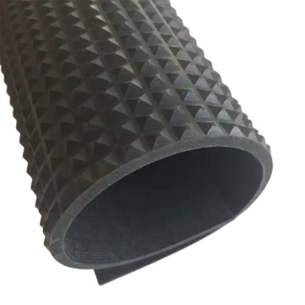 Factory Checker Plate Pyramid Pattern Horse Stable Rubber Mat
