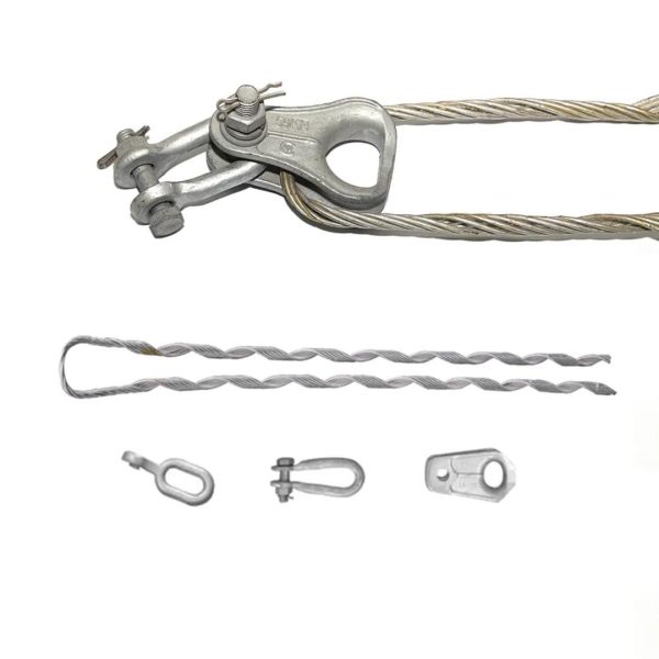 Customize ADSS Pre-twisted Wire OPGW Optical Cable Clamp for Versatile FTTX FTTH