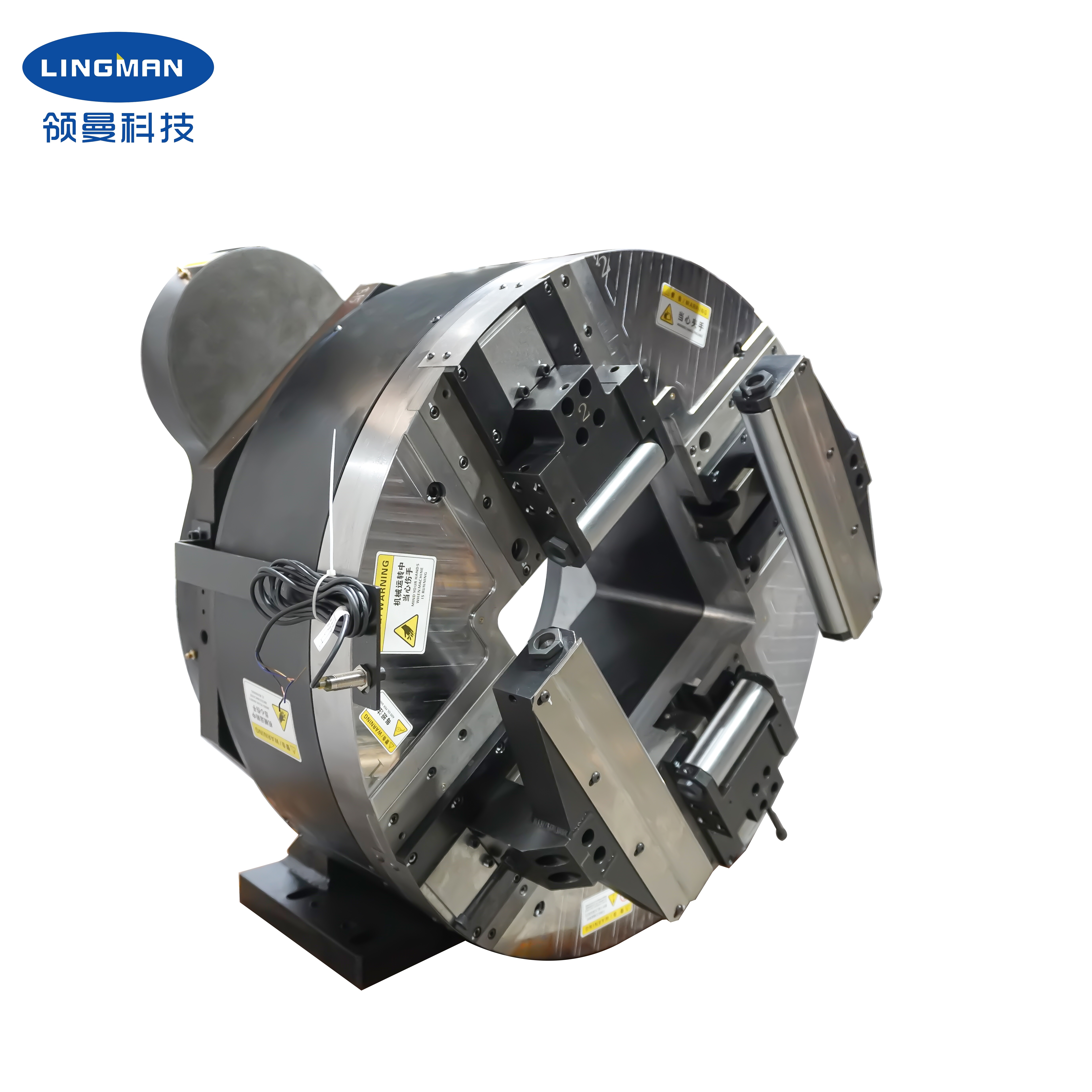 Laser Chuck Pneumatic Hollow Size 245mm 265mm Power Chuck Designed for Laser Pipe Cutting Machine with Stable Jaw Stroke