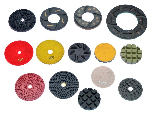 High Working Efficiency 3  4  5  6  Resin Diamond Floor Polishing Pads