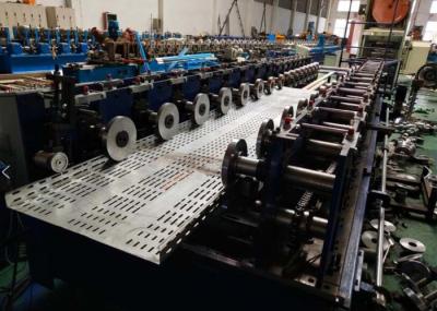 High Precision Steel Roll Forming Machine / C Style Cable Tray Production Line