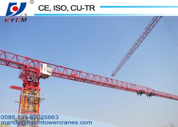 Building Construction 16 ton Grua PT7030 Topless Tower Crane With Inverter and Remote