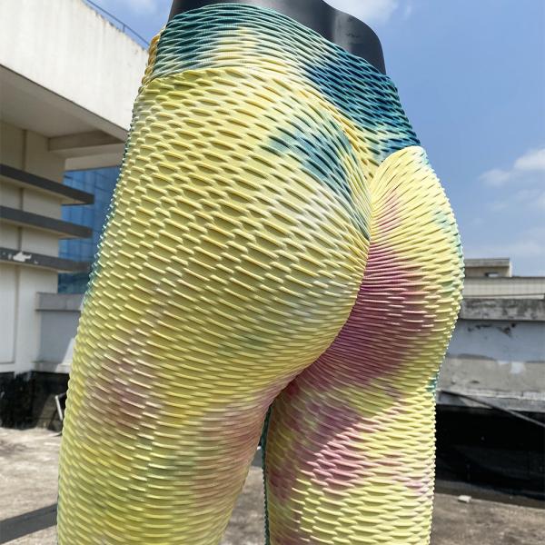 Sports Booty Scrunch Tights High Waist Butt Lift Ruffle Yoga Leggings