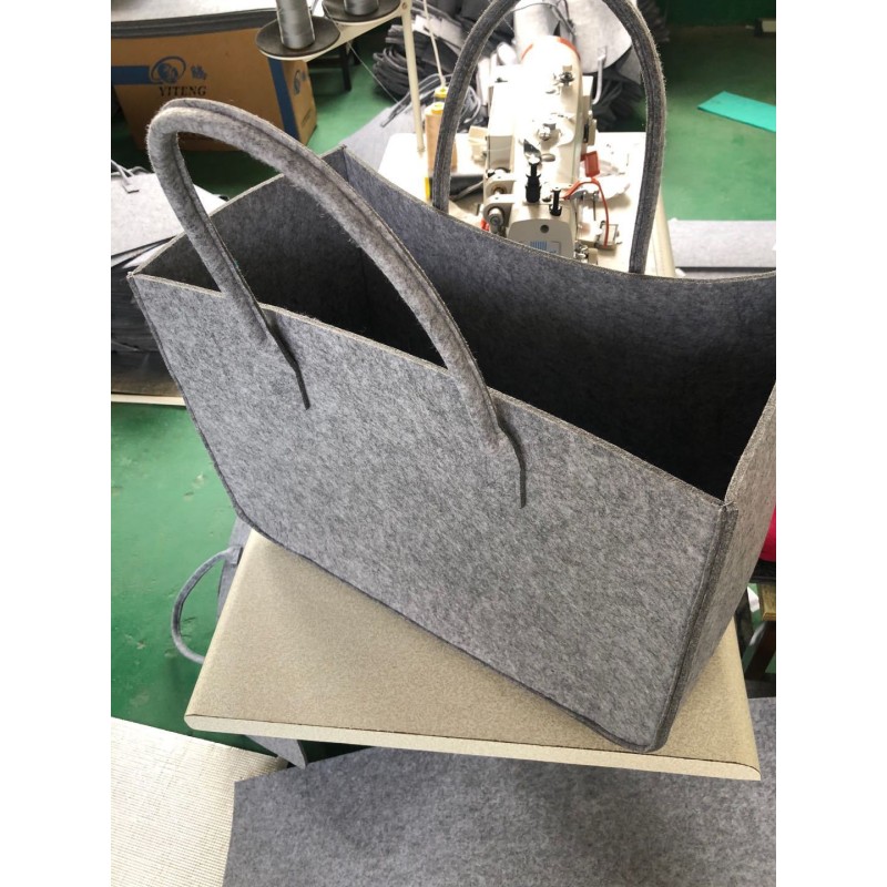 New Felt Handbag Large Capacity Gift Box Packaging Handbag Thickened Advertising Exhibition Non-woven Bag