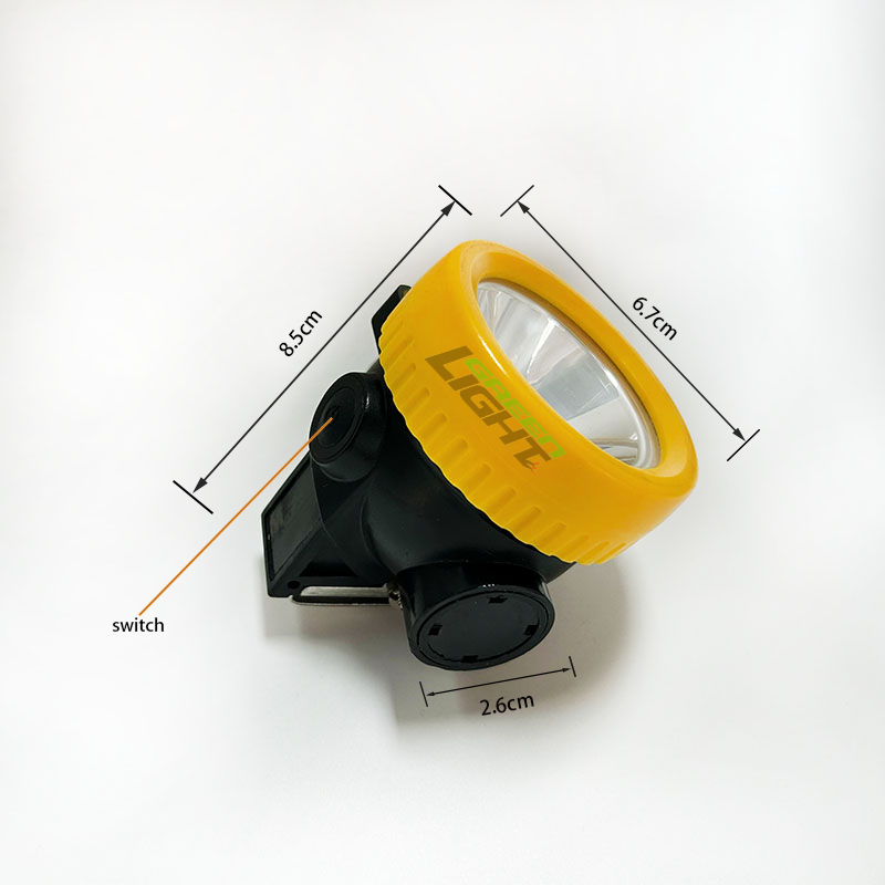 Robust LED Mining Lamps with 5000lux High Brightness and Intelligent Plug-in Charging Compatible with Safety Helmets for Mining and Outdoor