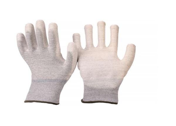 Seamless Knitted Flexible Esd Safe Gloves Knit Wrist Cuff Fit Industrial Work