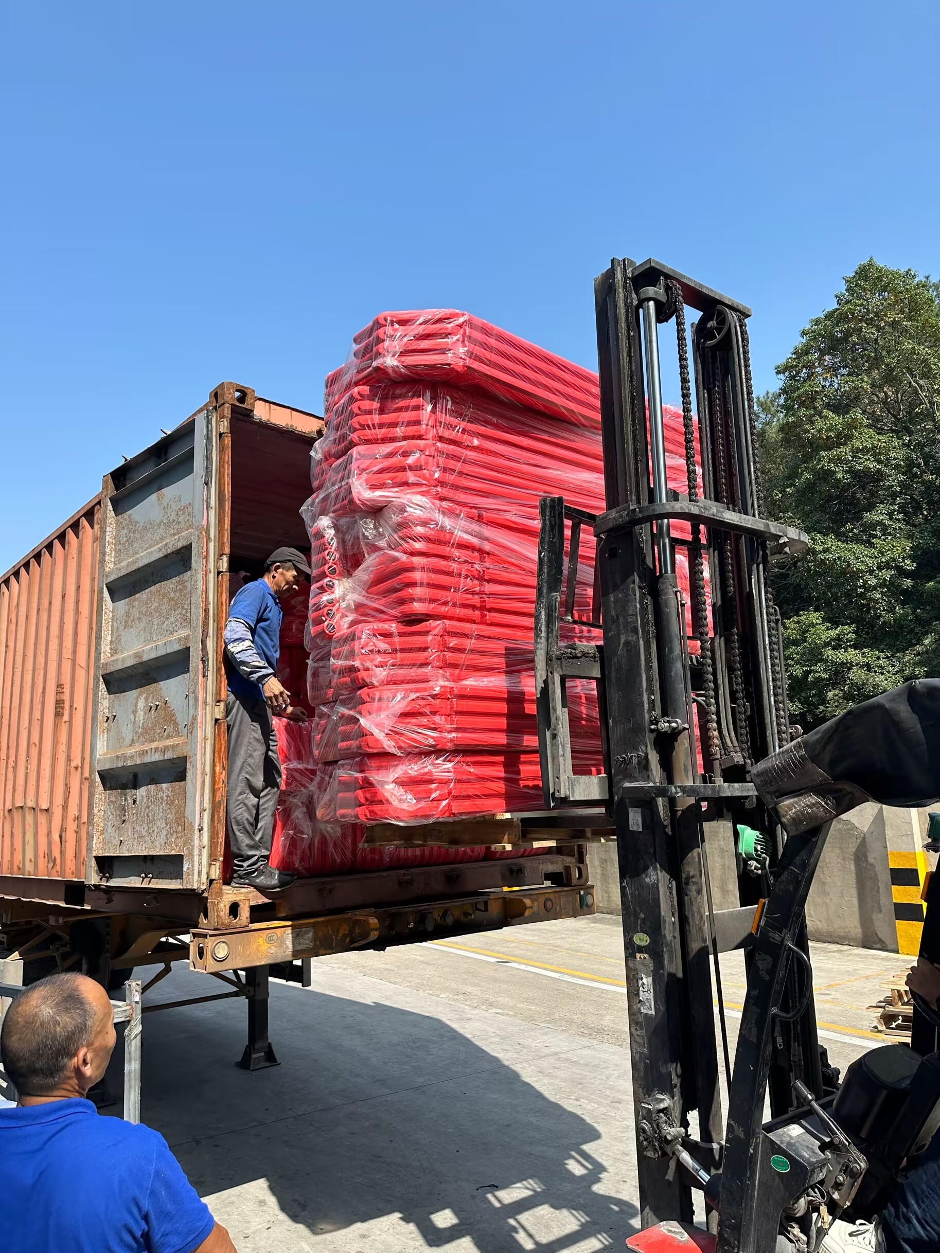 Автомагистраль Дорожный барьер Пластиковый забор Водонаполненный барьер безопасности дорожного движения 100 мм