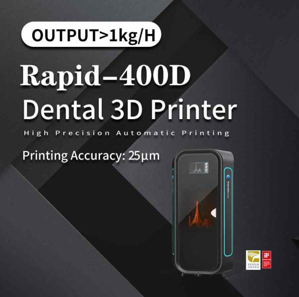 Photopolymer Resin Industrial SLA 3D Printer Large Format Dental Implant