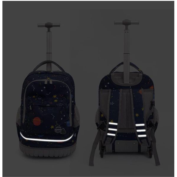 25-35 литровый удивительный школьный детский чемодан с подъемными колесами