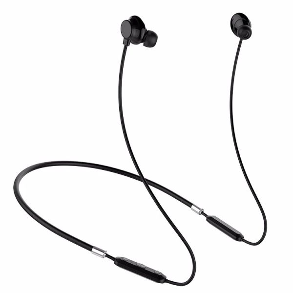 Hot sale thin neckband memory titanium bluetooth earphones,neckband sports bluetooth earphones with microphone