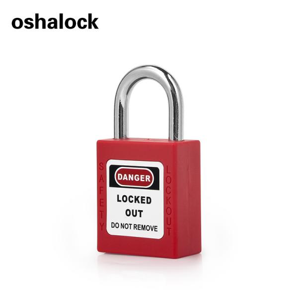 Steel Ultra Short shackle industrial safety padlock