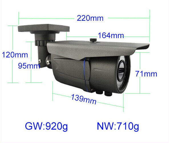 IP camera 1.3MP 960P H.264 P2P IR 30M Waterproof network cameras