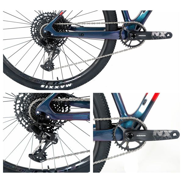 Волокно MTB углерода подвеса подвеса Daul полное с SRAM NX 12S